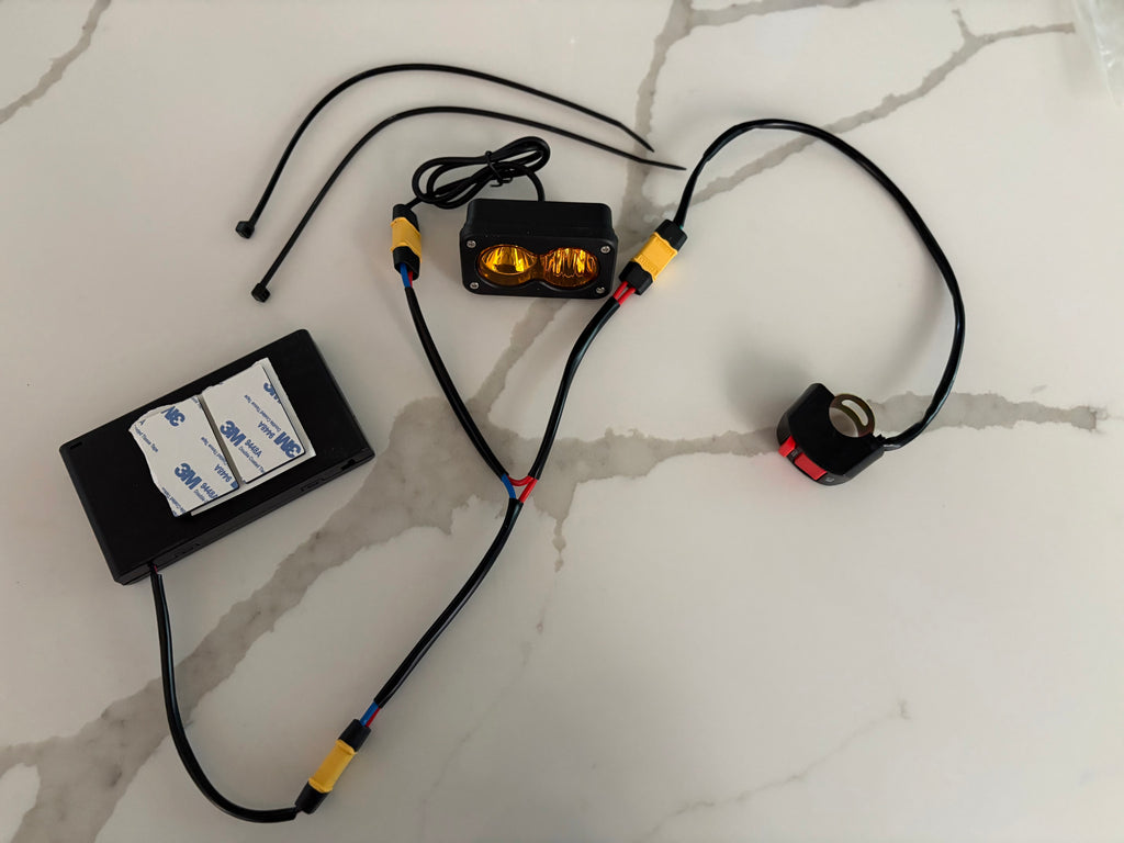 Battery powered baha light
